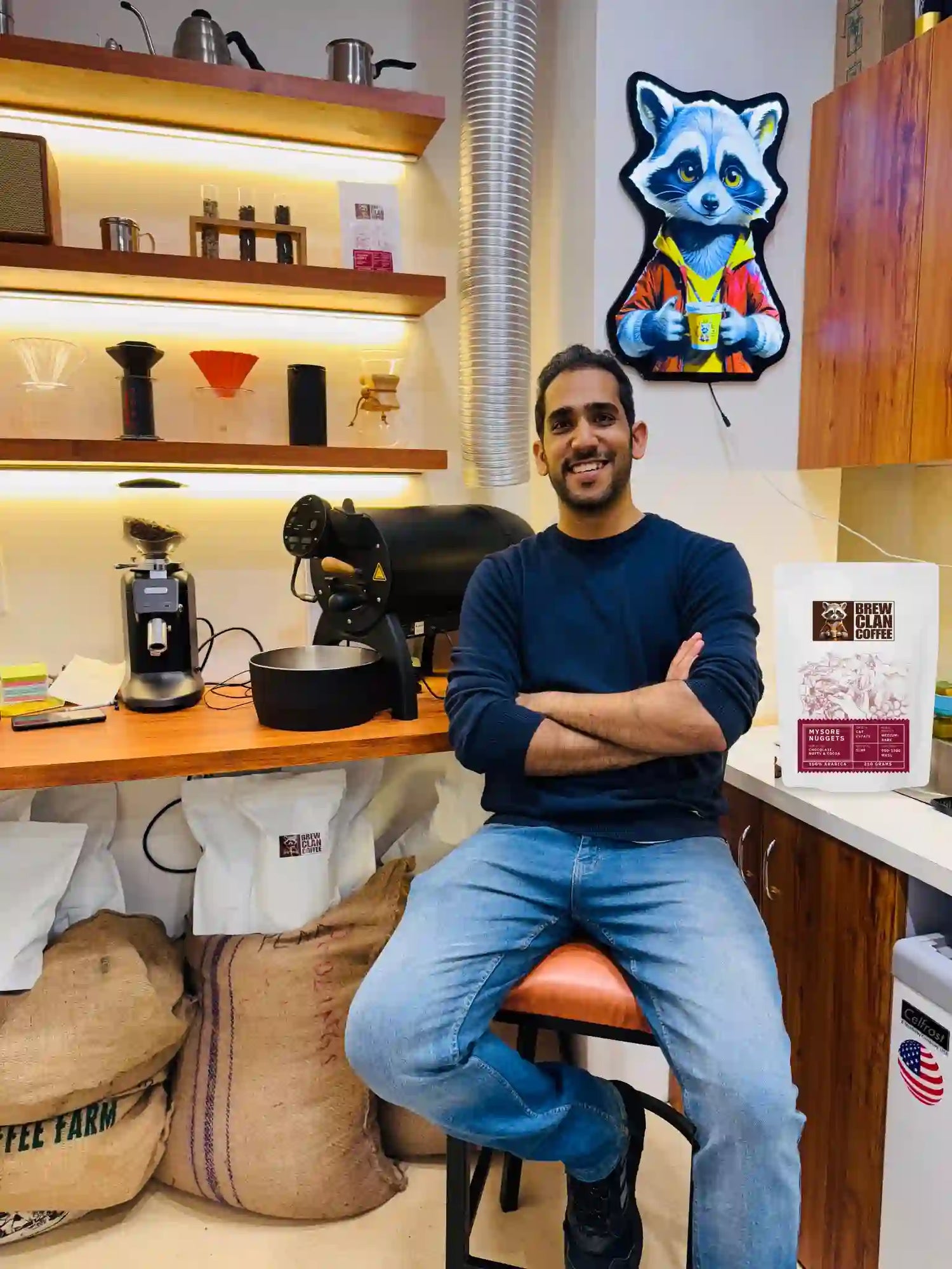 Tanmay Seth SCA Certified Specialty coffee roaster - BrewClan Coffee Roasters Founder