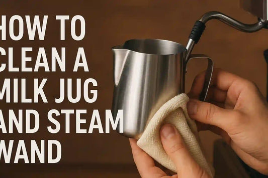 How to Clean Your Milk Jug and Steam Wand