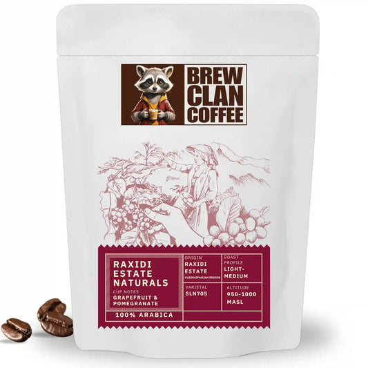 Raxidi Estate Naturals - 100% Arabica Coffee Beans
