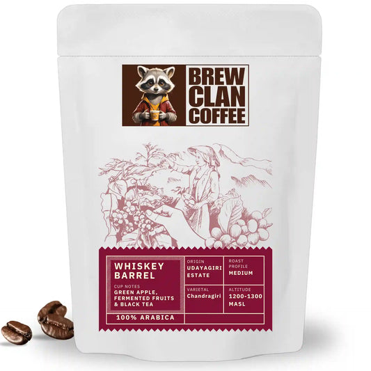 Udayagiri Estate Whiskey Barrel - 100% Arabica Coffee Beans