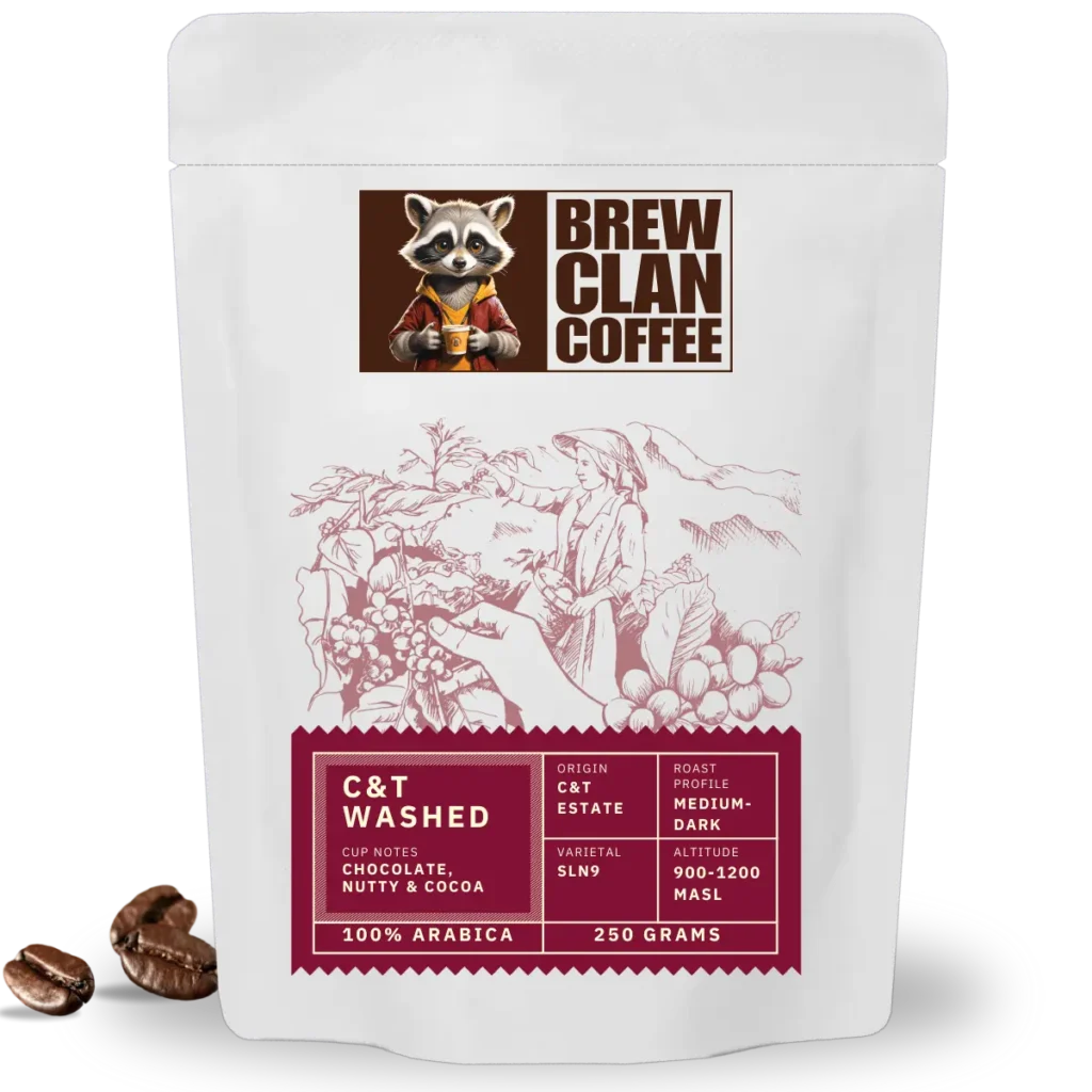 Buy C&T Estate Washed AA 100 percent Arabica Specialty coffee