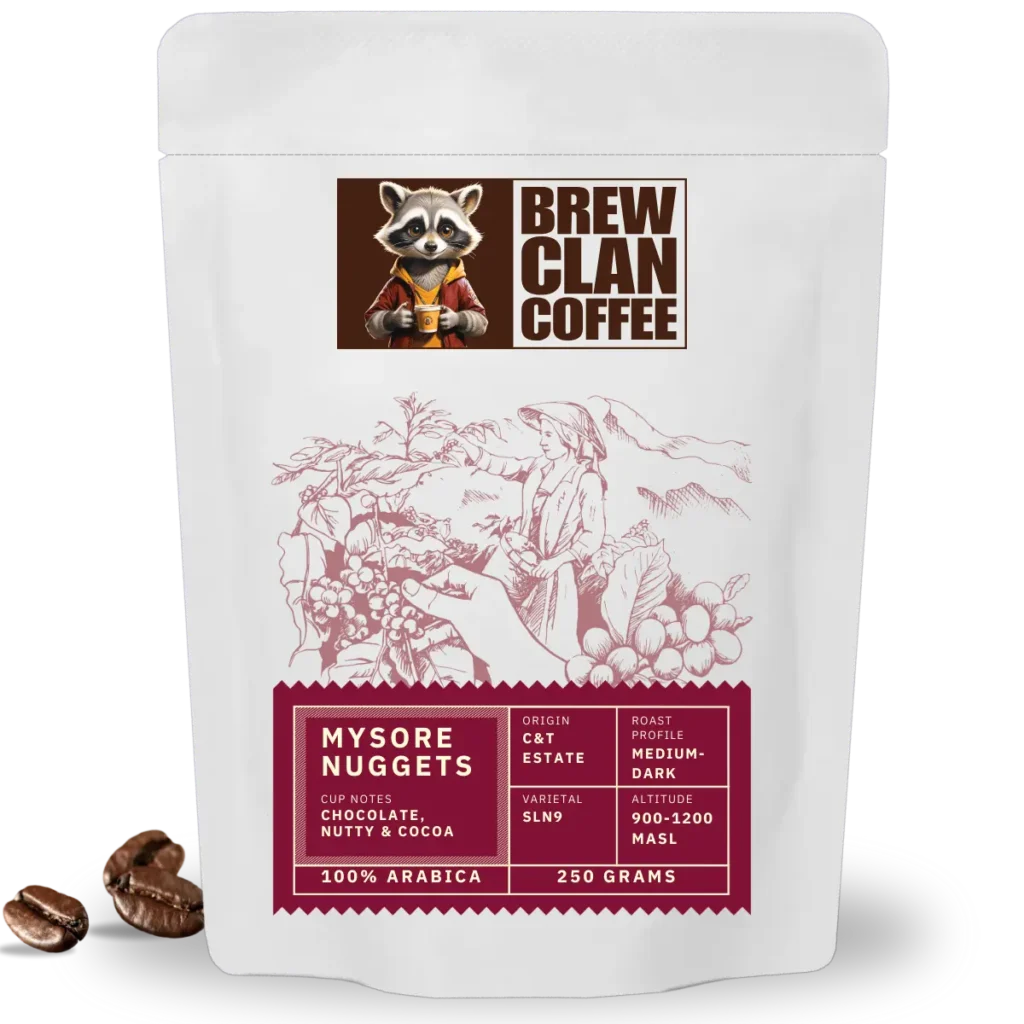 Mysore Nuggets specialty coffee beans